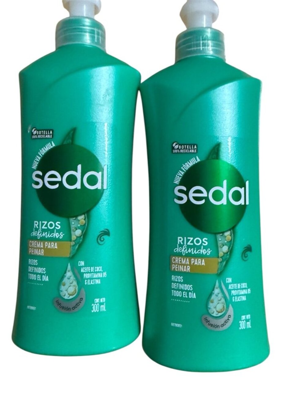 Sedal Curls Defined Hair Comb Cream with Coconut Oil, 10oz per bottle lot of 2